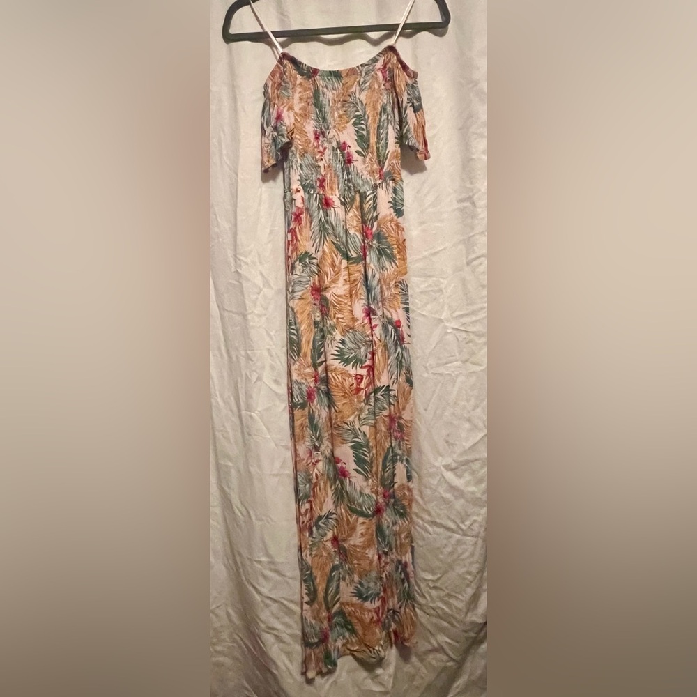 Tropical Print Dress